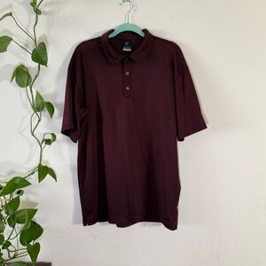 Nike Men's Golf Light Weight Polo Maroon XL